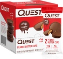 Quest Nutrition Žemės riešutų sviestas puodeliai, 11g baltymų, 1g cukraus, mažas karbas, Gluten Free, Keto Friendly, 12 Count