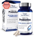 1MD Nutrition Complete Probiotics Platinum - w / Prebiotics and Probiotics for Digestive Health - Probiotic Addition for Women & Men - More Than 50 Billion Live KSV 11 Parts Dairy-Free - 30 Caps