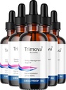 (5 pakuotė) Trimova Liquid Drops, Trimova Drops Advanced Formulės, TrimovaDrops Vitaminas, TrimovaDrops Metabolic, TrimovaDrops Metabolis5 Buteliai 150 dienų