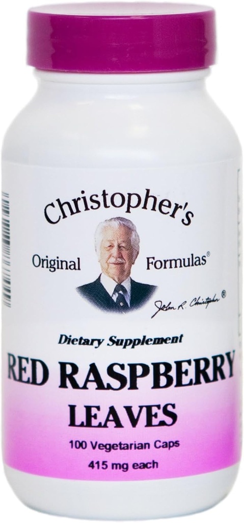 Christopher 's Red Aviečių lapai - 450 mg - 100 vegetariškų kapsulių