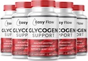 (5 Pack) EasyFlow Glycogen Support Capsules, Premium EasyFlow Glyco Optimizer Formulės, Natūralus kraujo Laivų Valymas, Natūralios sudedamosios dalys (300 Capsules)