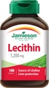 Jamieson Lecitin 1200 mg, 100 Softgels - Cholino kepenų apsaugos šaltinis