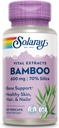 SOLARAY Bamboo Stem Extract 600mg | Healthy Hair, Skin, Nails, Bones & Connective Tissue Support | Non-GMO, Vegan & Lab Verified | 60 VegCaps