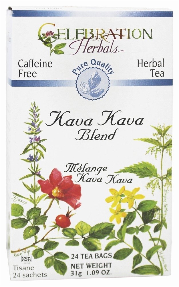 CELEBRACATION HERBALS Organic Kava Kava Tea, 24 CT