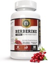Berberine HCL 1200mg Premium, Ultra High Grynumas, Pure 60 Capsules - Berberino papildas, Palaiko imuninę sistemą, Berberine Plus Sustiprintas su Bitter Melon vaisių ir bananų lapų ekstraktas