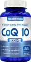 CoQ10 200 mg kapsulės (124; Vegan Friendly Coenzis Q10 200 mg iš lengvai absorbuojamas Ubiquinone papildas odos širdies ir energijos remti)