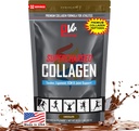 PhysiVantage Supercharged Collagen Peptides milteliai - hidrolizuotas Collagen bendras, Tendon, Ligart, & Odos sveikatingumo parama - Šokoladas, Keto, Paleo, 16oz Bendrijoje 124; sustiprintas vitamino C, BCAA, Gras- Fed