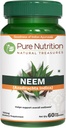 Pure Nutrition Neem Capsules 700mg. (Atitinka 2600mg Neem Leaf Pows and Bark Pows) Non GMO 124; Kartą per parą 124; 60 dienų tiekimo.