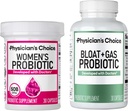 Gydytojo CHOICE Moterų Probiotinis 30ct + Bloat & Dujų Probiotinis 30ct - Advanced Digistive Health Standle moterims