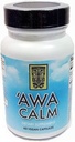 ‘Awa Calm Capsules - Kava-Based Herbal Supplement with 30% Kavalatone, Calamus Root, Passion Flower, Lemon Balm & Hops (120 Capsules)