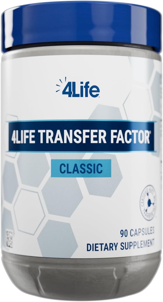 4Life Transfer Factor Classic - su karvė Colostry sustiprinto imuninio atsako, pripažinimo, ir atminties - amžiaus 2 ir Aukštyn - 90 Veggie kapsulės