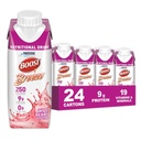 BOOST Breeze Clean Nutritional Drink - 250 Kalorijų - 19 Vitaminai ir mineralai - 9 g proteinas - Sustiprintas Skaidrus mitybos gėrimai su vitaminu A & Cinkas - Laukinių uogų skonio - 8 fl oz (pakuotė 24)