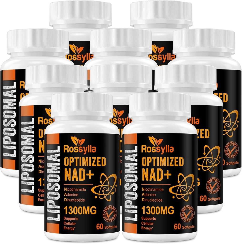 1300 MG Liposominis NAD + Papildymas - 124; Didžiausia absorbcija - 124; Purest NAD Supplemet - Boost NAD + Efektyviai 124; skatinti NAD + Priedas senėjimo trūkumas, Cellular Energy, Ilgaamžiškumas (124; 600 Skaičiavimas