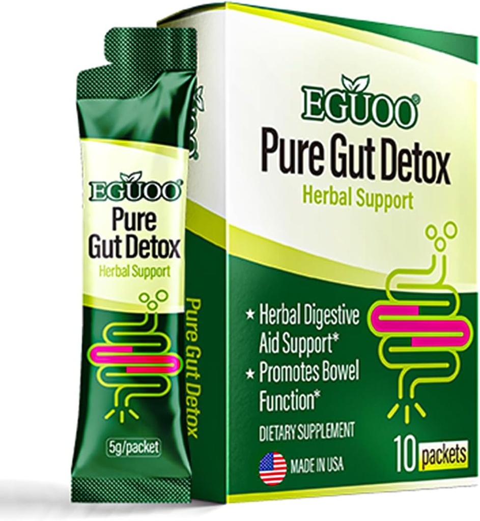 Grynas gut Detox - Colon Cleanse Cleanser Detox Cleanse Gut Cleanse moterims vyrams su Senna, Cascara Sagrada, Digestive Enzymes, Probiotic Blend ir Prebiotic - Bloating and Condigity Relief