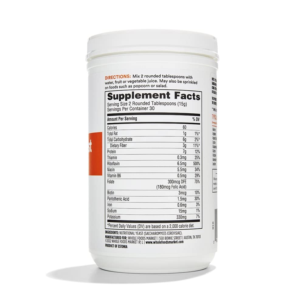 365 pagal visų maisto produktų rinką, Mitybos mielės, 15.9 Ounce (pakuotė 2)