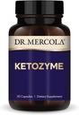 Dr. Mercola Ketozyme, 30 kapsulių, ne GMO, Gluten Free, Soja Free