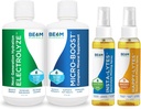 Beam Minerals Micro-Boost Humic Mineral Blend & Electrolyze Liquid and Insta- Lytes Natural Liquid Electrolytes 2oz and Happy- Lytes Fluvic Electrolyte Misiting Spray 2oz