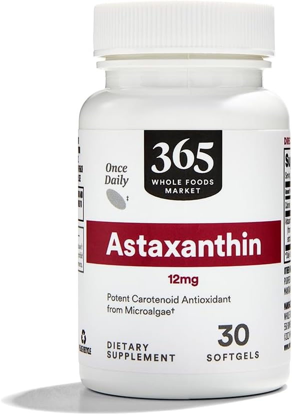 Whole Foods Market, Astaxanthin 12mg, 30 ct