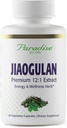 Paradise Herbs Jiaogulan, Vital Energy Adaptogen, Active Whole Spectrum, Super Potent, Ultra Pure, Vegan, Non-GMO, Gluten Free 60 Vegetarian Capsules
