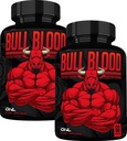 ONL Bull Kraujo Testosteronas Booster - Aukšto stiprumo vyrų didinimo testosterono priedas Stamina & Endurance - Testas Booster su Maca Root, Horny Goat Weed & Tongkat Ali - 120 Capsules (2-paketas)