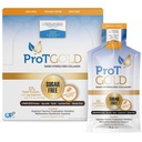 ProT Gold Liquid Collagen Protein Shot, 17g Clear Protein Nano-Hydrolyzed Grass Fed Collagen, 2g Arginine for Wound Support, Gluten Free, Sugar Free, 0g Carbs, Orange Creme, 1 fl oz, 24 Pack