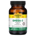 Omega-3 1000mg Žuvų taukai Šalis gyvenimas 50 Softgel