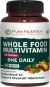 Pure Nutrition Visas maistas Multivitaminas moterims ® 124; 90 Tabs ® 124; One- A- Day ® 124; 100% RDA ® 124; 24 Natūralūs vitaminai ir mineralai ® 124; Visi natūralūs augalai pagrįstas moterų multivitaminai ® 124; 3 Mėnesių tiekimas
