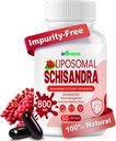 800MG Schisandra Organic Extract, Schisandra Addition, Schisandra Berry Softgels for Energy Support, Life Health, Antioksidant Protection & Digestive Wellness - 60 Softgels, Pagaminta JAV