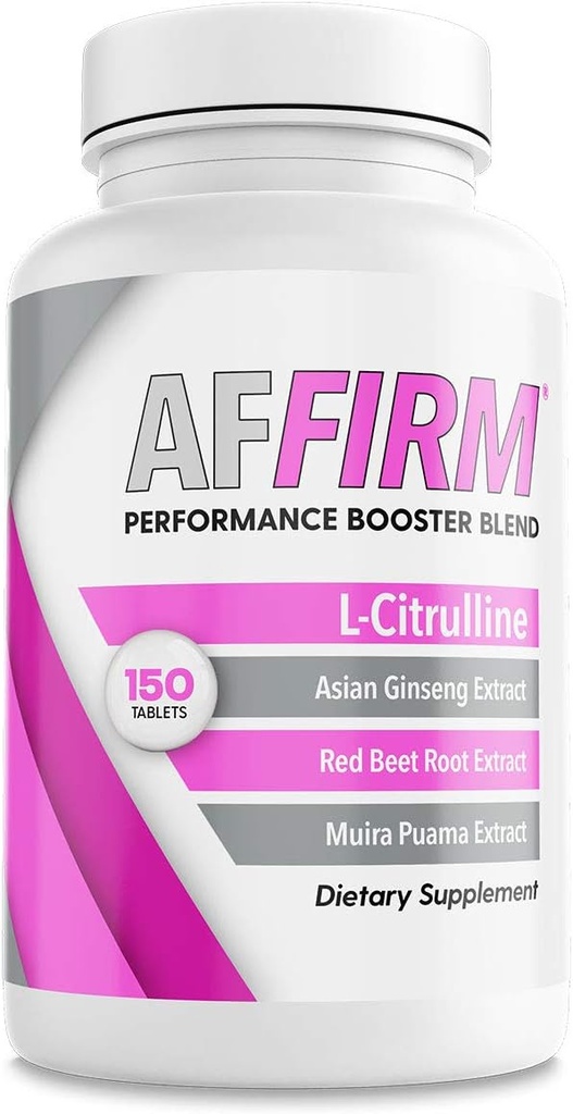 AFFIRM azoto oksido stiprintuvas moterims 750 mg 150 tablečių (75 dienos tiekimas)