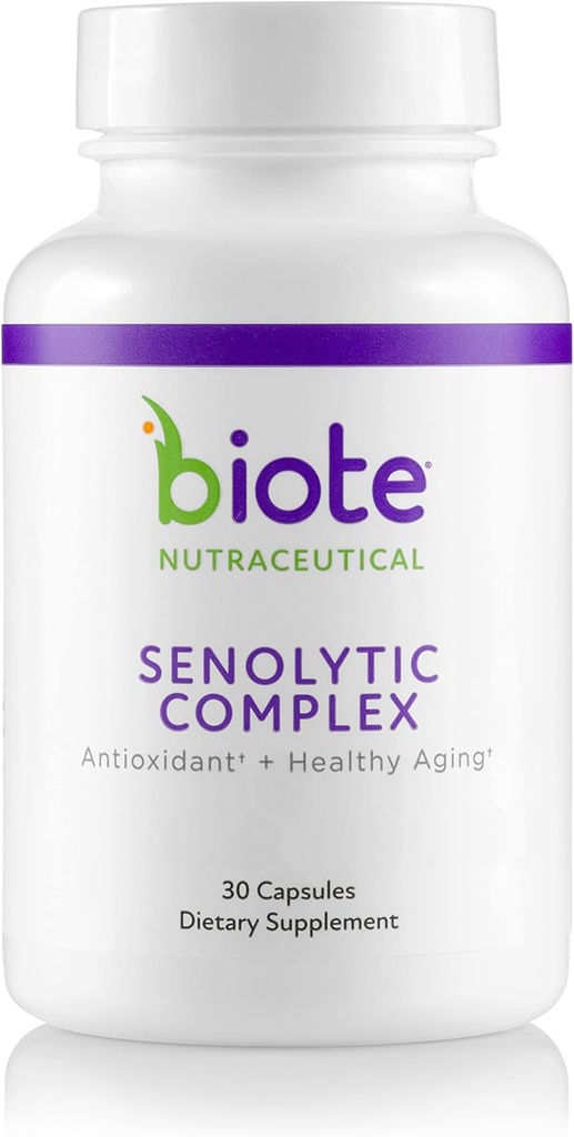 Biote Nutracods - SENOLYTIC Complex - Antioksidantai + sveikas senėjimas (30 kapsulių)