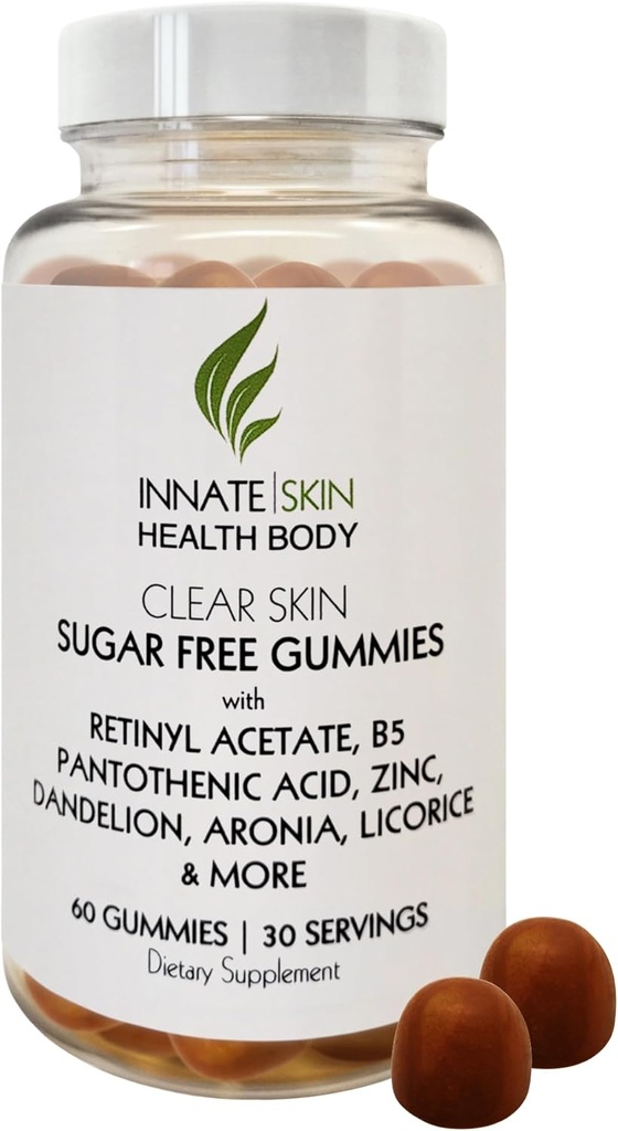 Skaidri oda Spuogai - Kompleksijų papildas, Pantoteninė rūgštis ir antioksidantai, Vitaminai 60 Skaičius