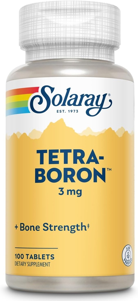 Solaray Tetra Boron 3 mg tabletės