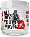5% mityba Rich Piana AllDayYouMay BCAA milteliai ® 124; Premium Intra & Post Dirbti Amino rūgštys, Hidracija, ištvermės, raumenų atsigavimas, Jungtinė & kepenų parama ® 124; 15.3 oz, 30 Paslaugos (Mango Pineapple)