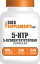 BulkSupp. com 5 -HTP kapsulės - 5-hidroksitriptofanas, aminorūgščių priedas - Gluten Free, 1 Kapsulė per Tarnybą, 240 Count (pakuotė 1)