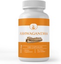PURE ORIGINAL INGREDIENTS Ashwagandha (100 Capsules)