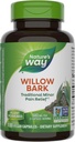 Nature's Way Willow Bark, Traditional Relief of Discomfort Due to Occasional Overexertion*, Non-GMO Project Verified, 680 mg per Serving, 100 Vegan Capsules
