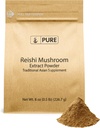 PURE ORIGINAL INGREDIENTTS Reishi Mushroom (8oz) Lingzhi, Traditional Addition, Non-GMO, Lab- Patikrinta