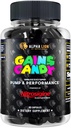 ALPHA LION gains Candy, Addition Pills for Music Pump & Blood Flow, azoto oksido stiprintuvas, Palaiko protinis fokusas, Naudokite Dienos atnaujinti Workout Performance, 63 kapsulės (Nitrosigine)