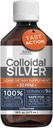 Koloidinis sidabro skystas 16 fl oz 30 PPM - Bioactive Hydrosol Silver Water - Natural Immune Support Nano Sol Additive Solution - Jonic Minerals - Organinės struktūros sidabro