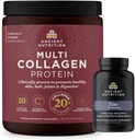 Senovės mitybos Cinko kapsulės, 30 Count + Multi Collagen proteino milteliai, Neskonio, 40 Patarnavimas