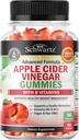 Apple Cider Actas Gummies for Weight Loss - ACV Gummies with The Mother for Women & Men - Energy Boost Bloat Digestive & Immunal Support - Vitaminas B12 B6 B 9 Folio rūgštis - Vegan Detox Cleanse -90Ct
