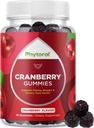 Phytoral Extra stiprumo gervuogių gummies moterims - Skanus stiprus papildas ir vyrai Šlapimo Tract Health Support Daily Vitaminai (30 Paslaugos)