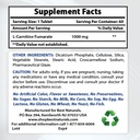 Geriausi Naturals L- karnitinas 1000mg & L- argininas 1000 mg