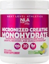 Her Creatine Monohydrate Micronized for Women (30-5g Servings)-Great Tasting Lemon Lime Sorbet Flavored-Lean Muscle Growth & Workout Recovery, Boost Performance- Vegan, No Bloating or Water Retention