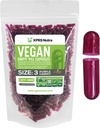 XPRS Nutra Size 3 Empty Capsules - 1000 Count Empty Vegan - Vegetarian Pills - DIY Vegetable Capsule Filling - Veggie Pill Caps (Purple Carrot)