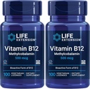 Life Extension Vitamin B12 Methylcobalamin 500mcg - Vitamin B12 Supplement for General Energy and Brain Health - Sugar Free Vegetarian Lozenges Dissolve in Your Mouth - Once Daily - 100 Count