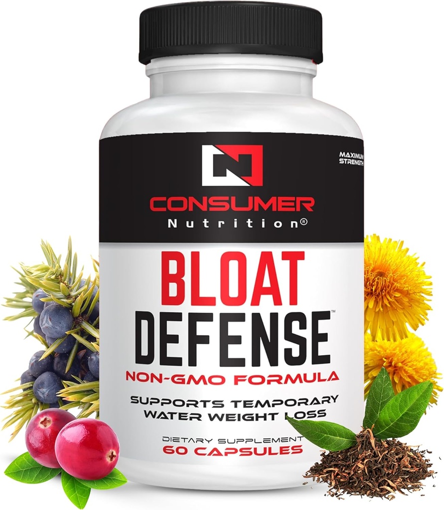 Diuretic piliules Vandens degumas Maksimalus stiprumas - Vandens taupymas ir vandens išėjimas piliules moterims ir vyrams, sergantiems Apple Cider Vinact, & Dandelion Lape, skirtas Bloating 60 kapsulės