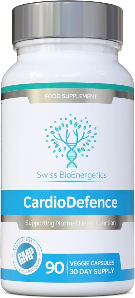 CardioDefence - 90 kapsulių - tiksli pusiausvyra CoQ10, D- Ribose, Acetil L- karnitinas, B Vitaminai ir MCT prisidėti prie normalios funkcijos širdies ir sumažinti nuovargį ir nuovargį