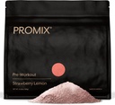Promix Pre- Workout Mills, Braškių citrinos - Boosts Focus, Energija & Endurance - Su kofeinu, B12, Beta- Alanine & L- Tirozinas - Gluten & Mairy- Free, 10.05 oz