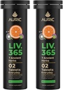 Auric Herbal Life Support Addition (Audinių žolelių kepenų paramos papildas), 124; Pienas Thistle (Silymarin), Turmerinis, Česnakai, Imbieras už kepenų sveikatą) 124; Advanced Detox & Cleansing Formulės aktyvioms kepenims